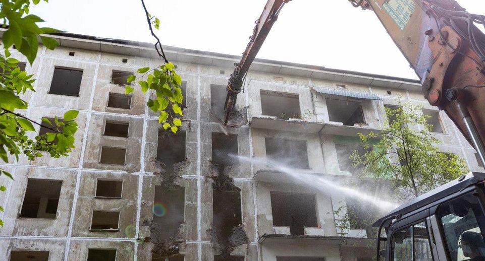 Загрутдинов: первые жилые дома снесли по реновации в Таганском районе