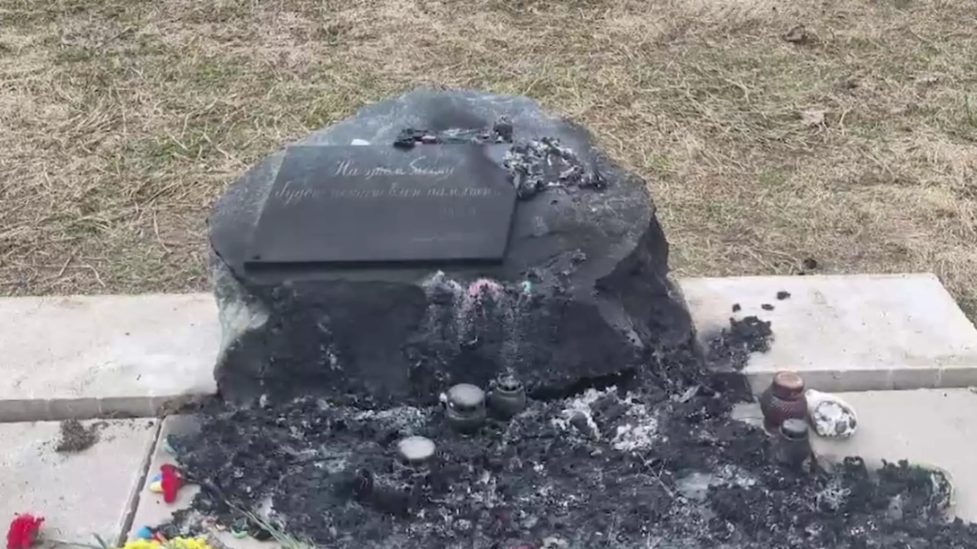 Вандал из Новой Москвы объяснил, зачем сжег стихийный мемориал жертвам «Крокуса»
