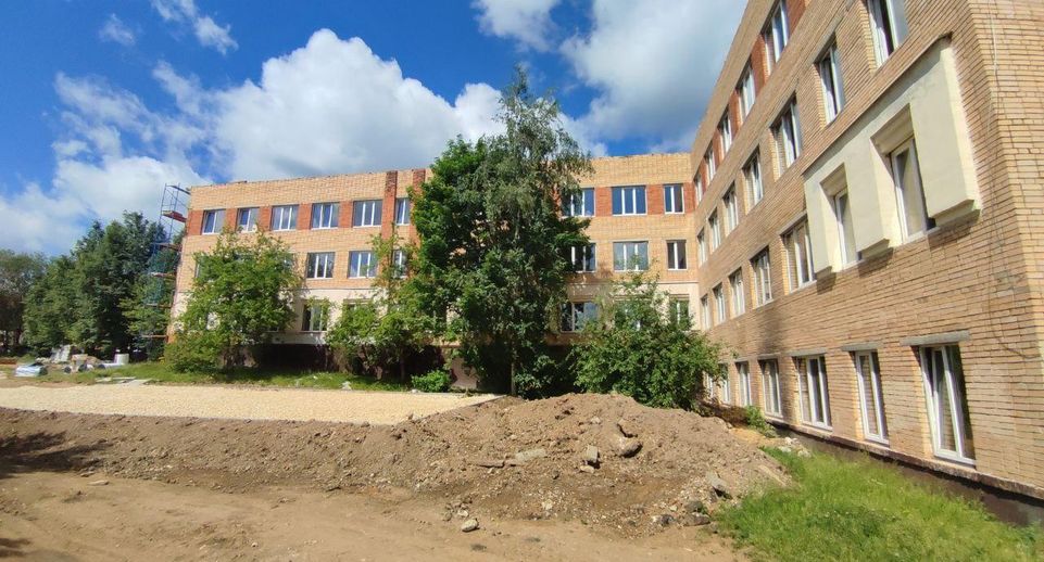 Работы по капремонту в школе № 9 Наро-Фоминска завершены на 45%